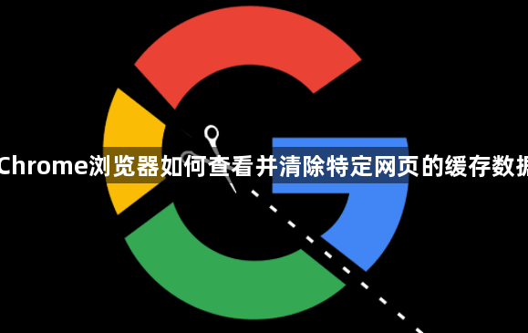 Chrome浏览器如何查看并清除特定网页的缓存数据1