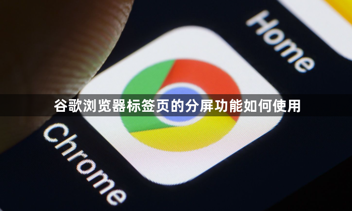 谷歌浏览器标签页的分屏功能如何使用1