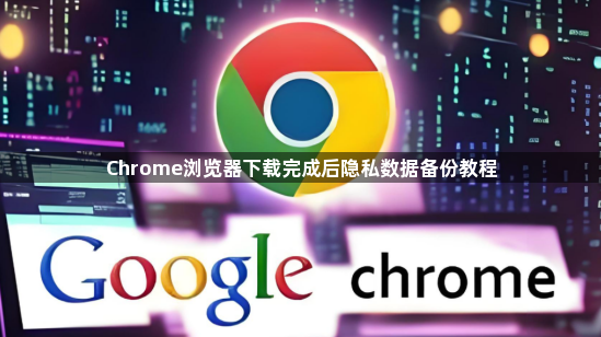 Chrome浏览器下载完成后隐私数据备份教程1