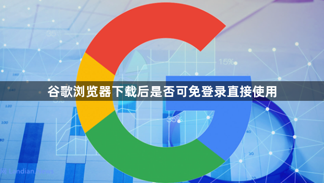 谷歌浏览器下载后是否可免登录直接使用1