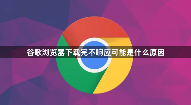 谷歌浏览器下载完不响应可能是什么原因1