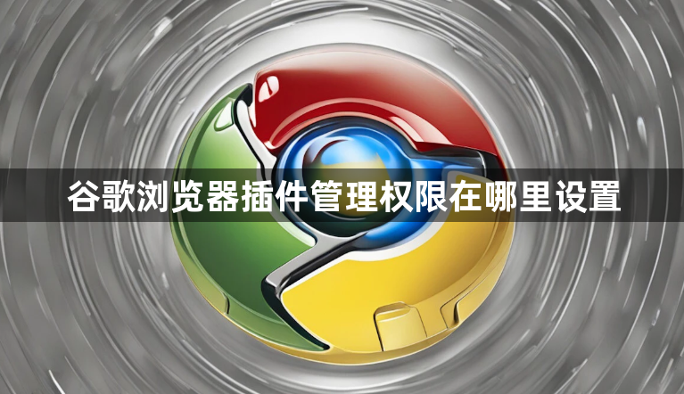 谷歌浏览器插件管理权限在哪里设置1