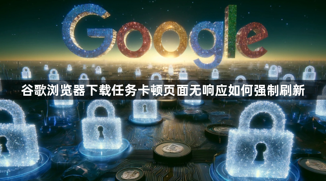 谷歌浏览器下载任务卡顿页面无响应如何强制刷新1
