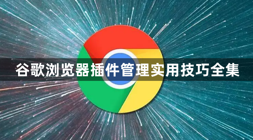 谷歌浏览器插件管理实用技巧全集1