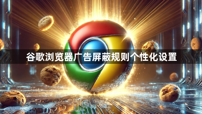 谷歌浏览器广告屏蔽规则个性化设置1