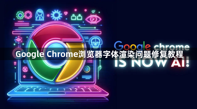 Google Chrome浏览器字体渲染问题修复教程1