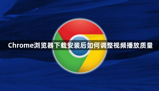 Chrome浏览器下载安装后如何调整视频播放质量1