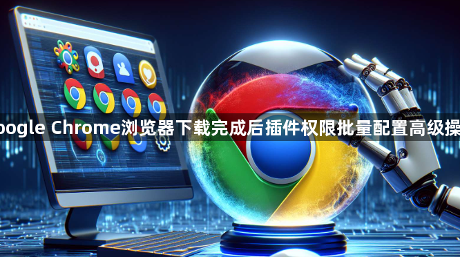 google Chrome浏览器下载完成后插件权限批量配置高级操作1