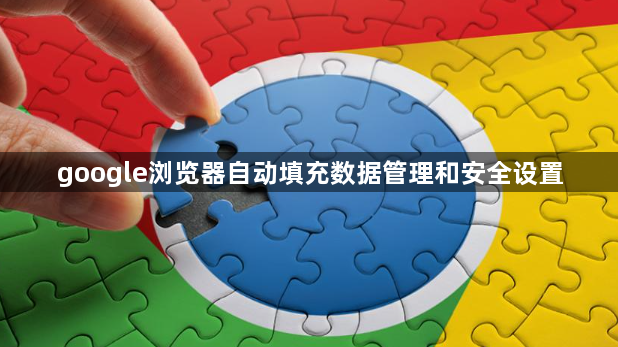 google浏览器自动填充数据管理和安全设置1