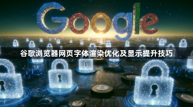谷歌浏览器网页字体渲染优化及显示提升技巧1