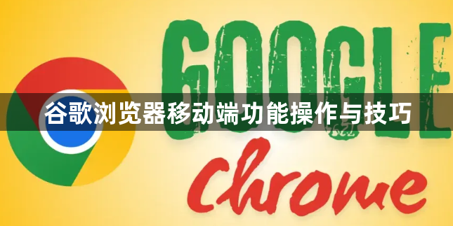 谷歌浏览器移动端功能操作与技巧1