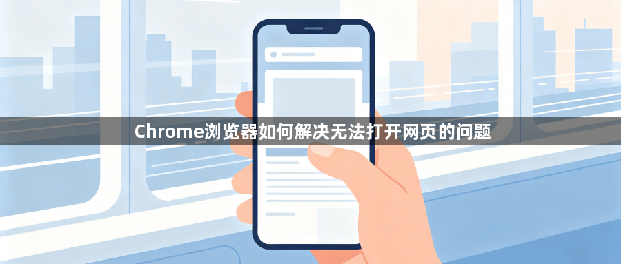 Chrome浏览器如何解决无法打开网页的问题1