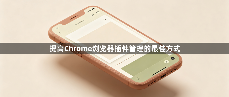 提高Chrome浏览器插件管理的最佳方式1