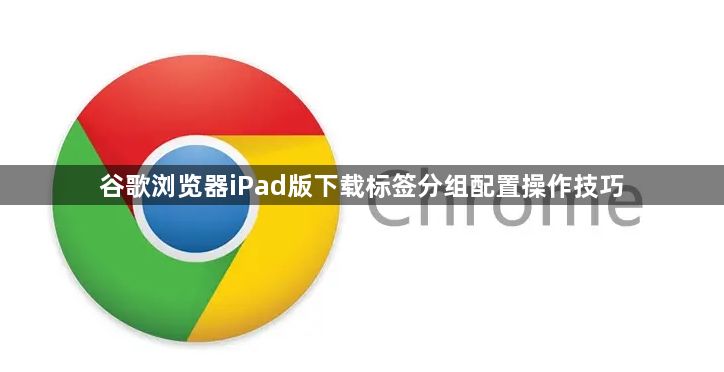 谷歌浏览器iPad版下载标签分组配置操作技巧1