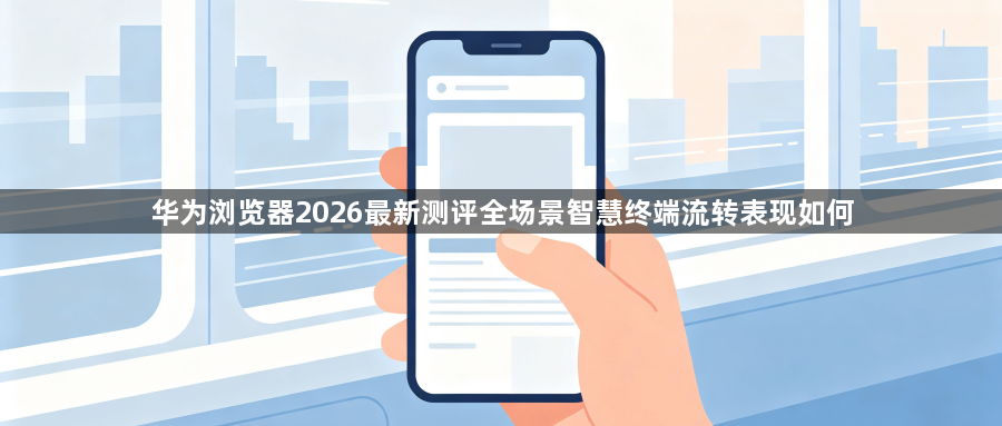 华为浏览器2026最新测评全场景智慧终端流转表现如何1