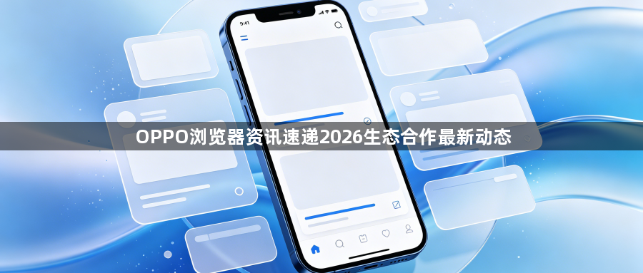 OPPO浏览器资讯速递2026生态合作最新动态1