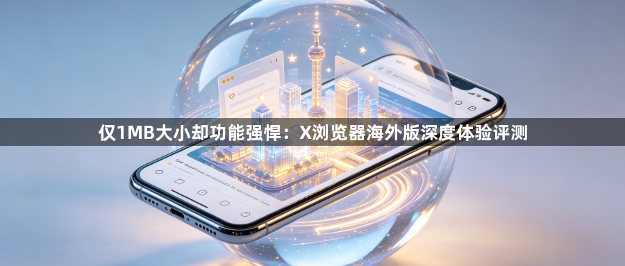 仅1MB大小却功能强悍：X浏览器海外版深度体验评测1