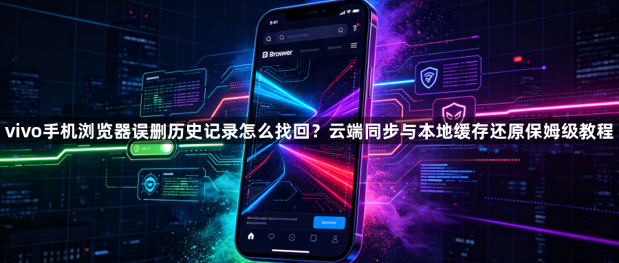 vivo手机浏览器误删历史记录怎么找回?云端同步与本地缓存还原保姆级教程1