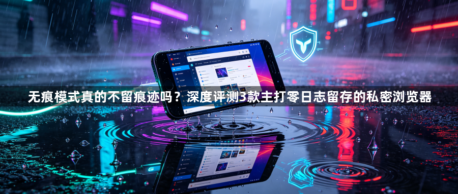 无痕模式真的不留痕迹吗?深度评测3款主打零日志留存的私密浏览器1