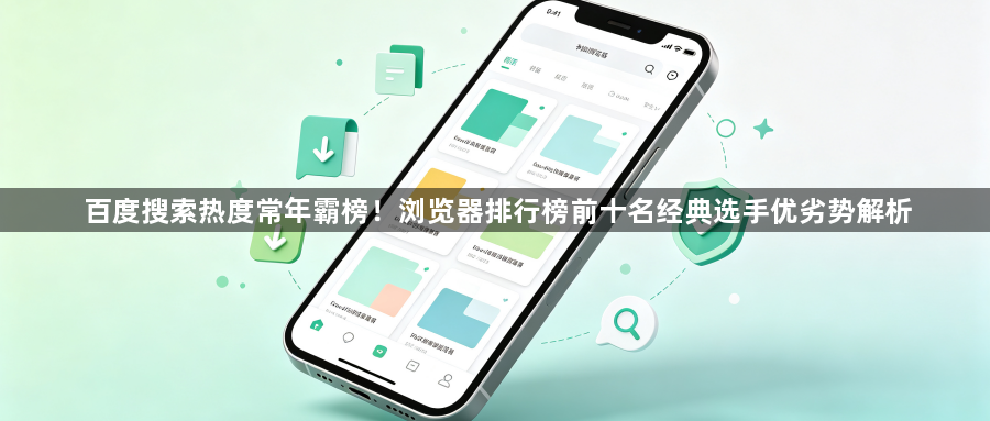 百度搜索热度常年霸榜！浏览器排行榜前十名经典选手优劣势解析1