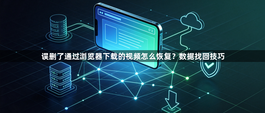 误删了通过浏览器下载的视频怎么恢复？数据找回技巧1