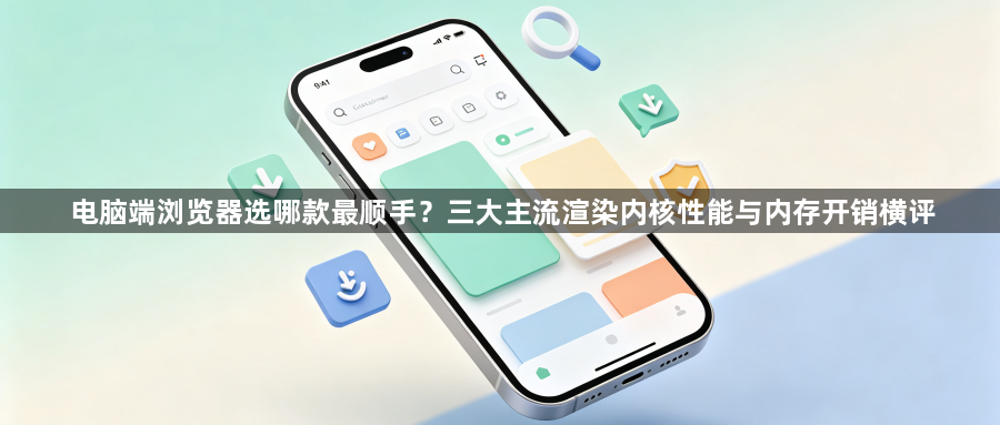 电脑端浏览器选哪款最顺手？三大主流渲染内核性能与内存开销横评1
