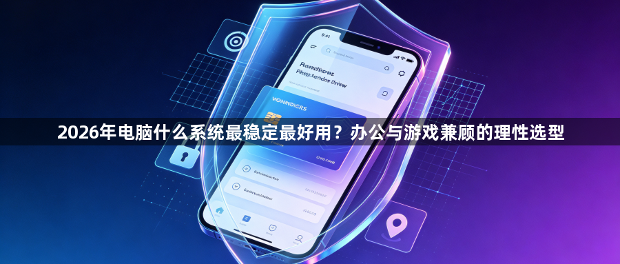 2026年电脑什么系统最稳定最好用？办公与游戏兼顾的理性选型1