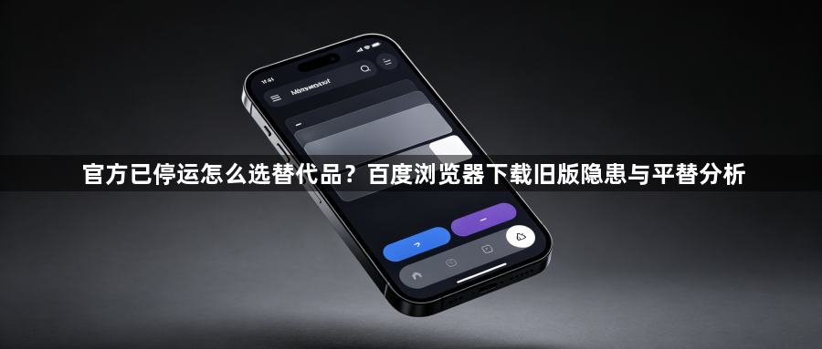官方已停运怎么选替代品？百度浏览器下载旧版隐患与平替分析1