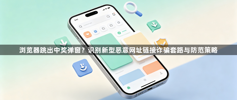浏览器跳出中奖弹窗？识别新型恶意网址链接诈骗套路与防范策略1