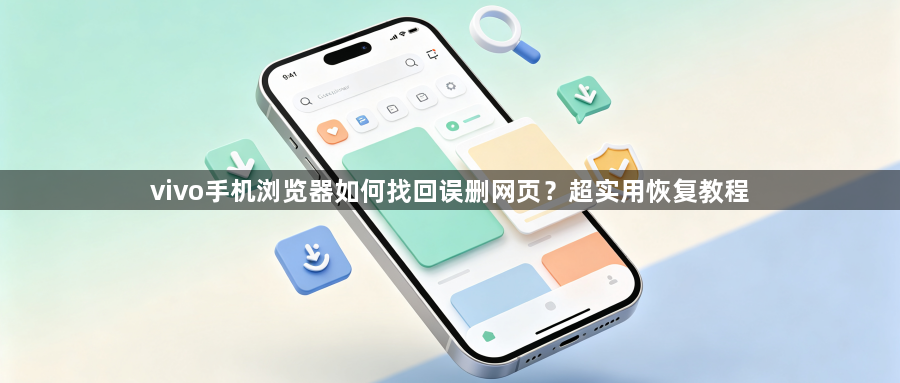 vivo手机浏览器如何找回误删网页？超实用恢复教程1