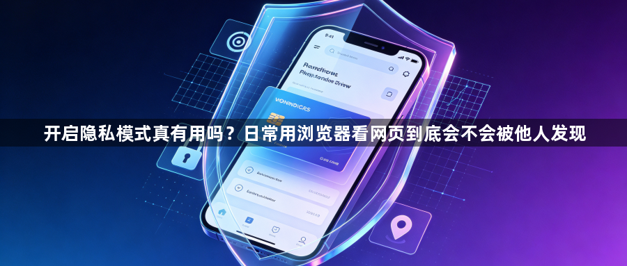 开启隐私模式真有用吗？日常用浏览器看网页到底会不会被他人发现1