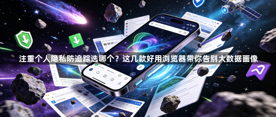 注重个人隐私防追踪选哪个？这几款好用浏览器带你告别大数据画像1