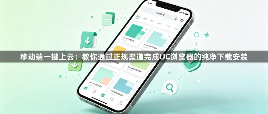 移动端一键上云：教你通过正规渠道完成UC浏览器的纯净下载安装1