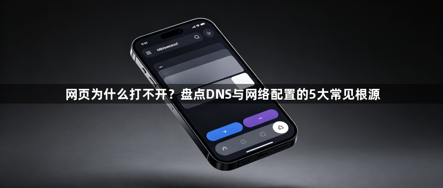 网页为什么打不开？盘点DNS与网络配置的5大常见根源1