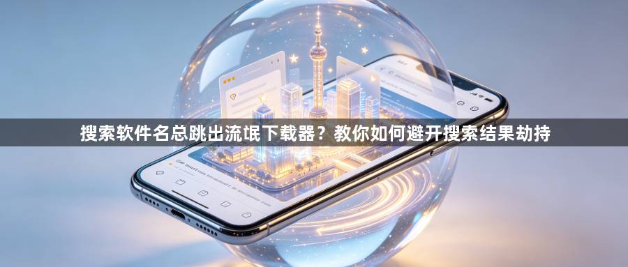 搜索软件名总跳出流氓下载器?教你如何避开搜索结果劫持1