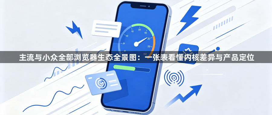 主流与小众全部浏览器生态全景图：一张表看懂内核差异与产品定位1