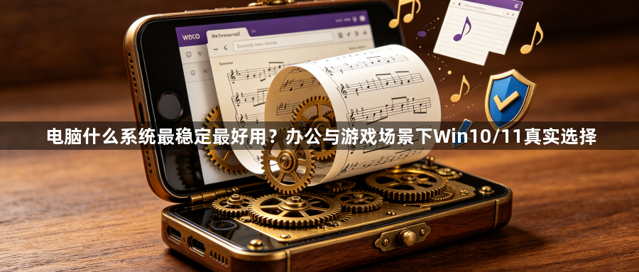 电脑什么系统最稳定最好用？办公与游戏场景下Win10/11真实选择1